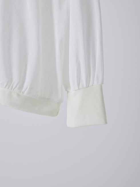 【 予約:2月上旬 】COTTON TULLE WIDE PO /Y261-82026