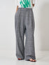 【 予約:2月上旬 】PLAID TUCK EASY PT /Y261-31008