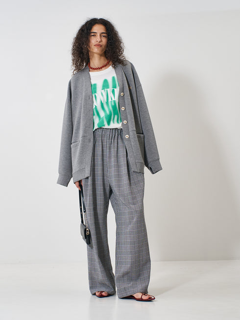 【 予約:2月上旬 】PLAID TUCK EASY PT /Y261-31008