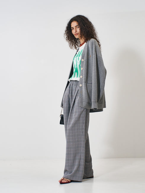 【 予約:2月上旬 】PLAID TUCK EASY PT /Y261-31008