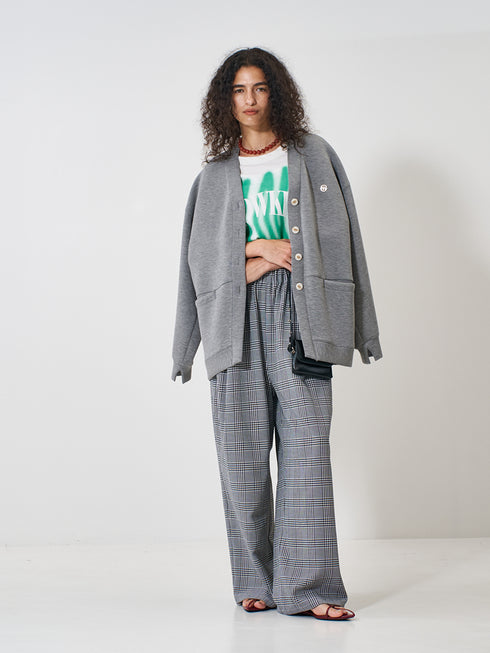 【 予約:2月上旬 】PLAID TUCK EASY PT /Y261-31008