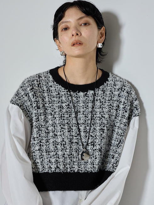 【 予約:10月上旬 】メルティスクエアWフェイスピアス /0065-455SH