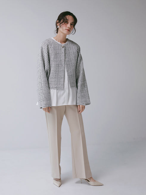 【 予約:12月下旬 】ドットワイドフープピアス /0066-776SH