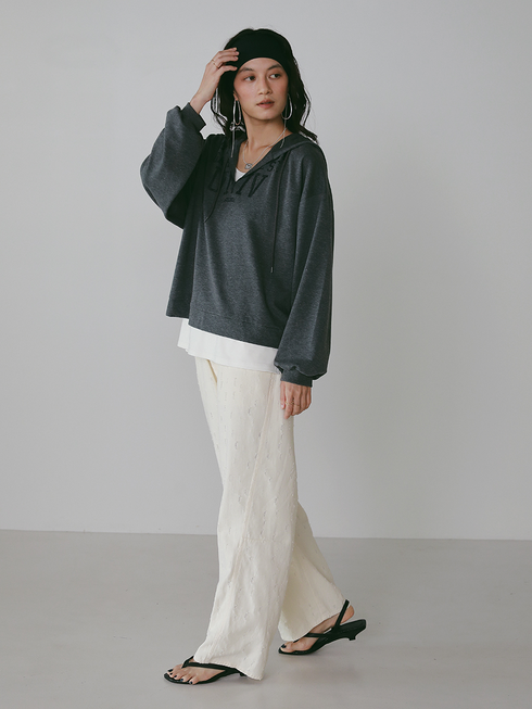 【 予約:12月下旬 】ドロップフープ2WAYピアス /0066-787SH