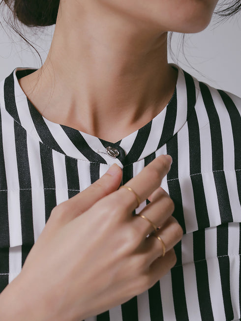 【 予約:12月下旬 】ストライプイレヘムSH /1866-620MK