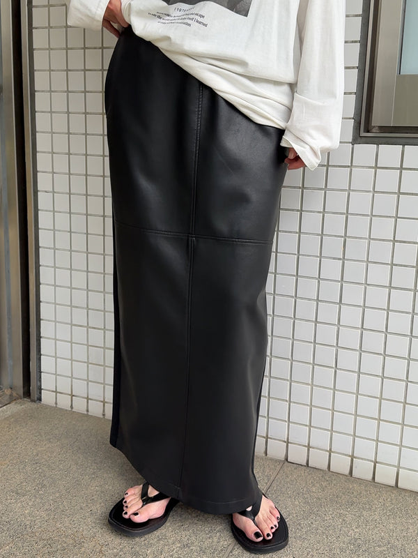 【 予約:10月中旬 】CSコンビフェイクレザ-SK /2864-043-2YX