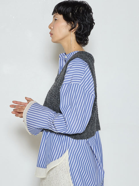 mohairメッシュベスト /9965-406DP