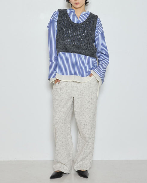 mohairメッシュベスト /9965-406DP