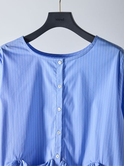 【 予約:2月中旬 】ペプラムフリル2WAYブラウス /M261-13005