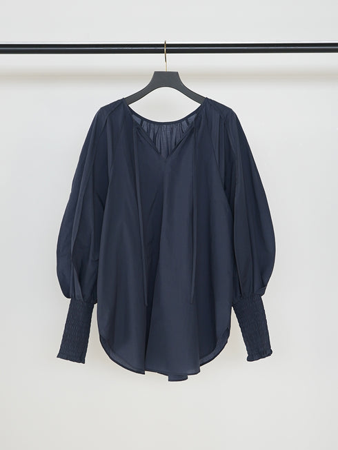 【 予約:2月中旬 】シャーリングカフスチュニックSH /M261-13006