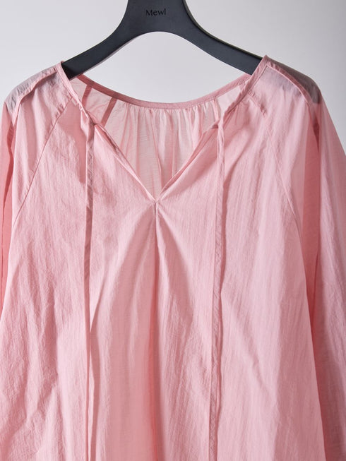 【 予約:2月中旬 】シャーリングカフスチュニックSH /M261-13006