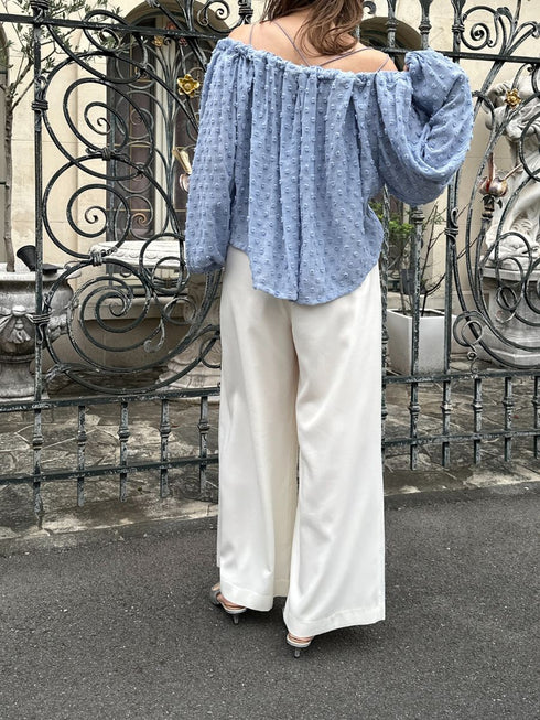 【 予約:2月中旬 】ドットJQオフショルBL /M261-13008