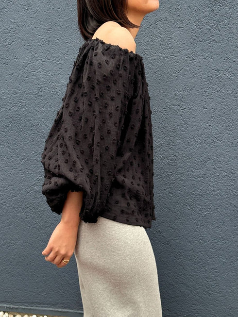 【 予約:2月中旬 】ドットJQオフショルBL /M261-13008