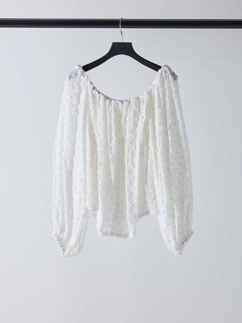 【 予約:2月中旬 】ドットJQオフショルBL /M261-13008