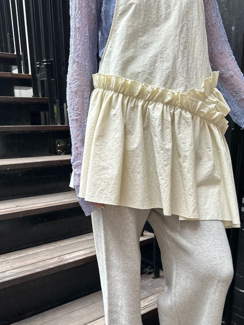 【 予約:2月中旬 】アシメティアードキャミ /M261-13013