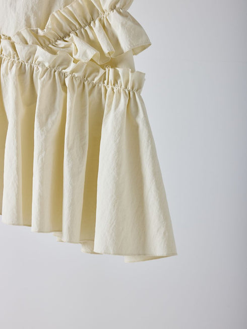 【 予約:2月中旬 】アシメティアードキャミ /M261-13013