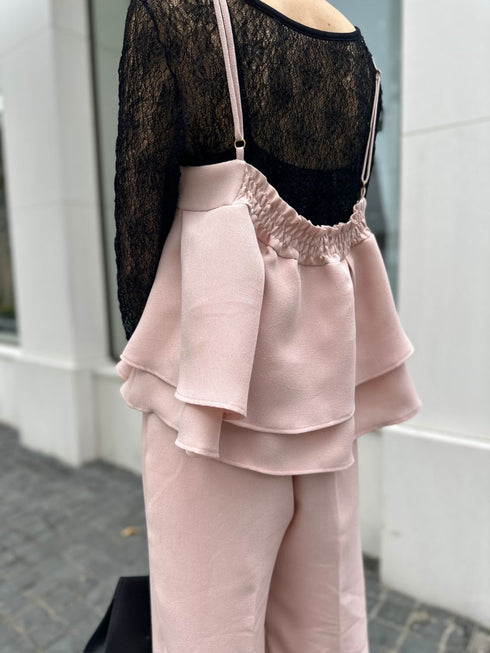 【 予約:2月中旬 】リネンライクキャミビスチェ /M261-13015