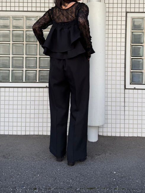 【 予約:2月中旬 】リネンライクキャミビスチェ /M261-13015