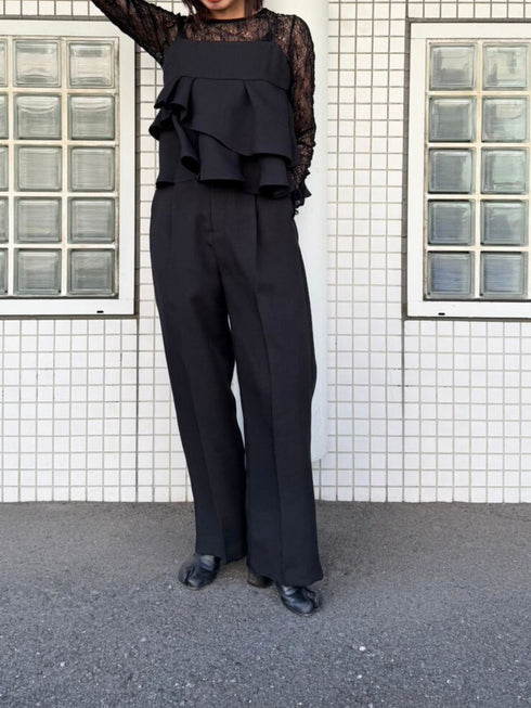 【 予約:2月中旬 】リネンライクキャミビスチェ /M261-13015