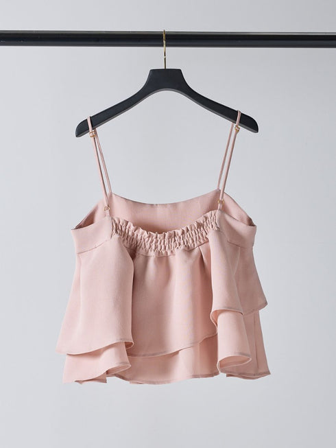 【 予約:2月中旬 】リネンライクキャミビスチェ /M261-13015