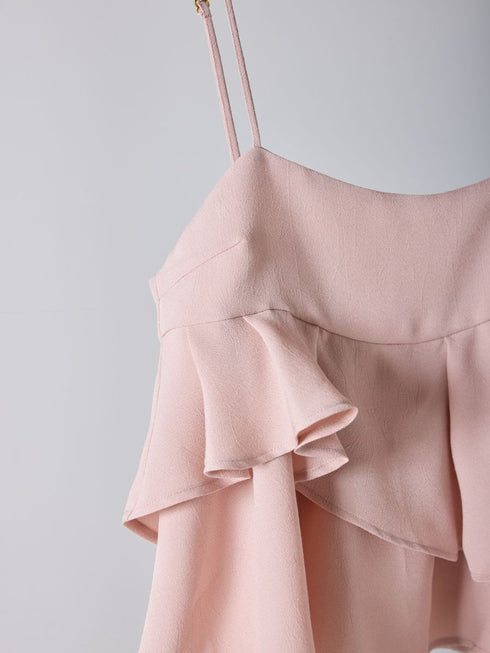 【 予約:2月中旬 】リネンライクキャミビスチェ /M261-13015