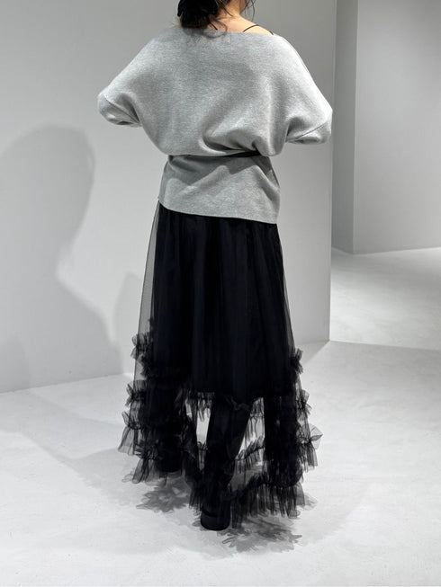 【 予約:2月中旬 】チュールティアードSK /M261-23004