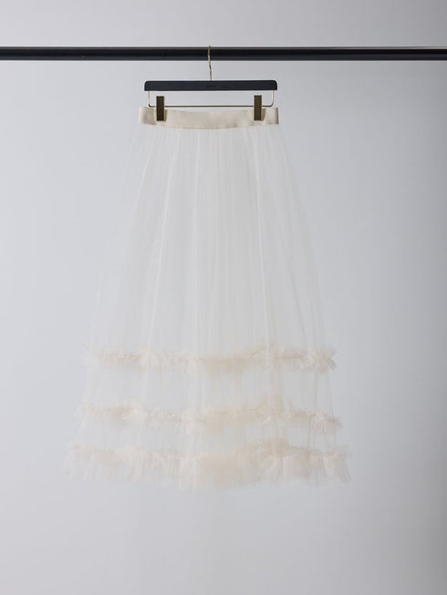 【 予約:2月中旬 】チュールティアードSK /M261-23004