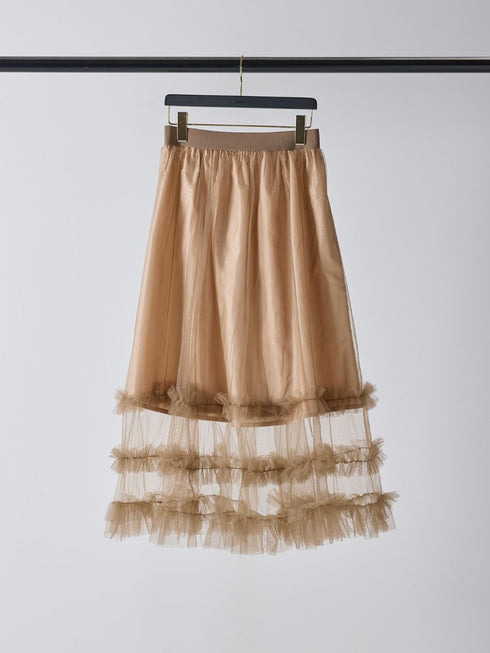 【 予約:2月中旬 】チュールティアードSK /M261-23004