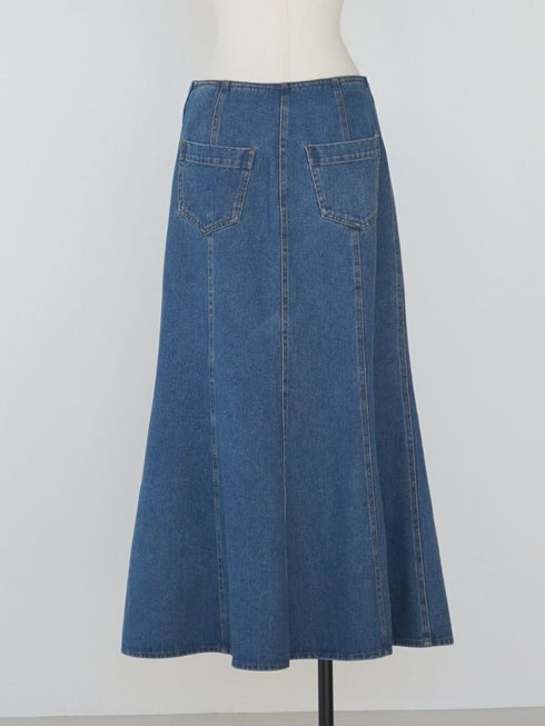 【 予約:2月中旬 】デニムマーメイドSK /M261-23018