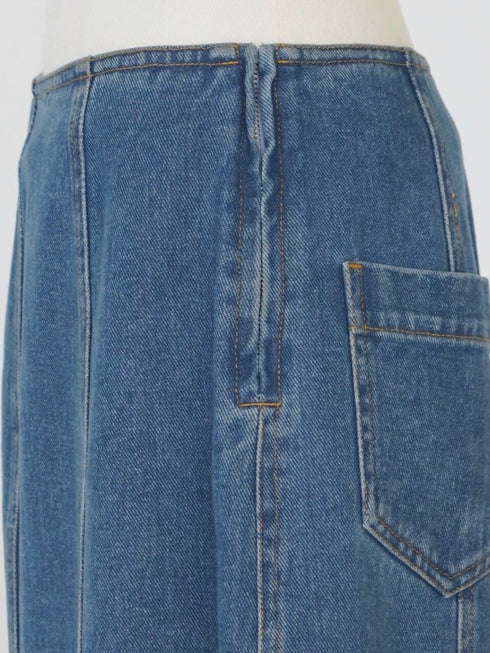 【 予約:2月中旬 】デニムマーメイドSK /M261-23018