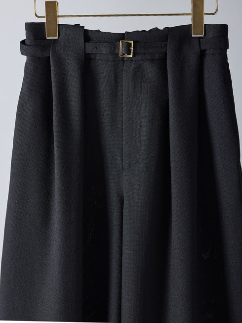 【 予約:2月中旬 】ベルト付きタックワイドPT /M261-33003
