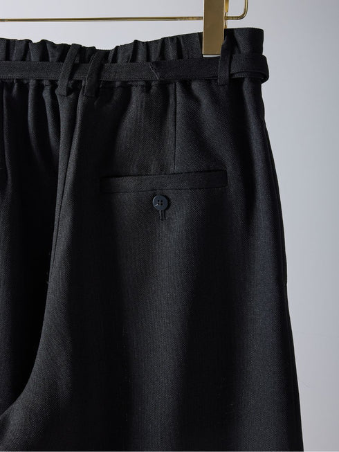 【 予約:2月中旬 】ベルト付きタックワイドPT /M261-33003