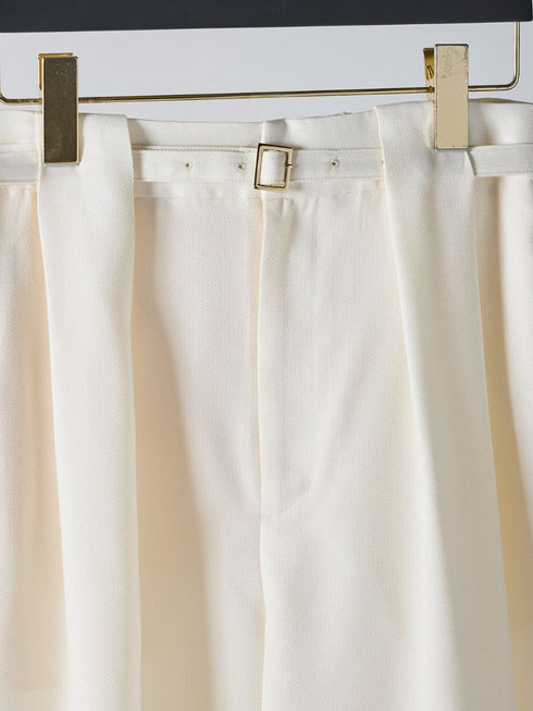 【 予約:2月中旬 】ベルト付きタックワイドPT /M261-33003