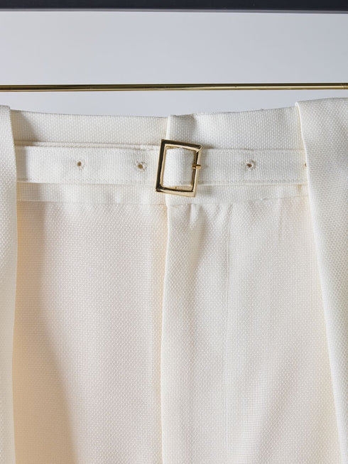 【 予約:2月中旬 】ベルト付きタックワイドPT /M261-33003