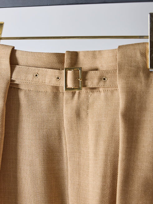 【 予約:2月中旬 】ベルト付きタックワイドPT /M261-33003