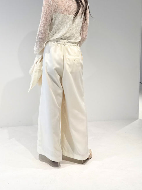 【 予約:2月中旬 】ベルト付きタックワイドPT /M261-33003