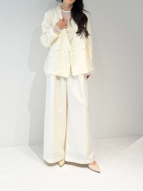 【 予約:2月中旬 】ベルト付きタックワイドPT /M261-33003