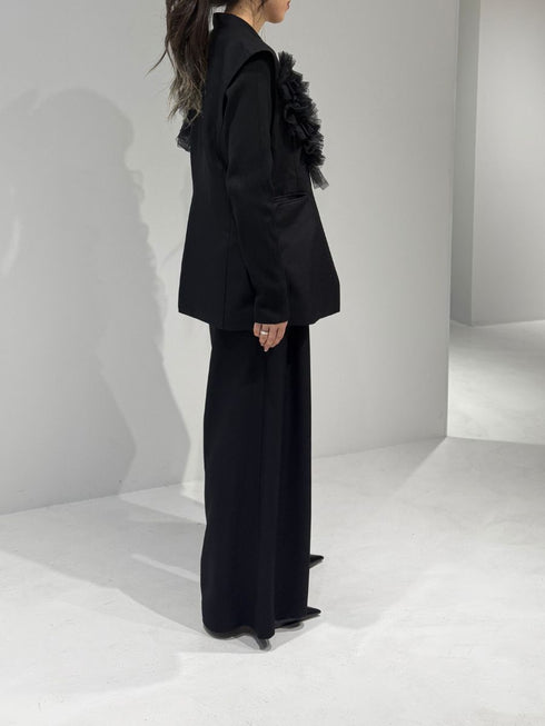 【 予約:2月中旬 】ベルト付きタックワイドPT /M261-33003