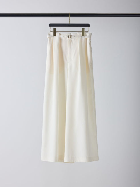 【 予約:2月中旬 】ベルト付きタックワイドPT /M261-33003