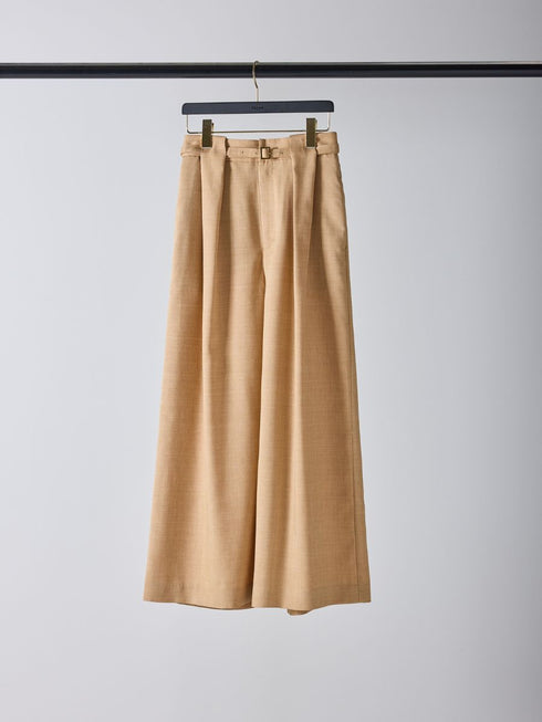 【 予約:2月中旬 】ベルト付きタックワイドPT /M261-33003