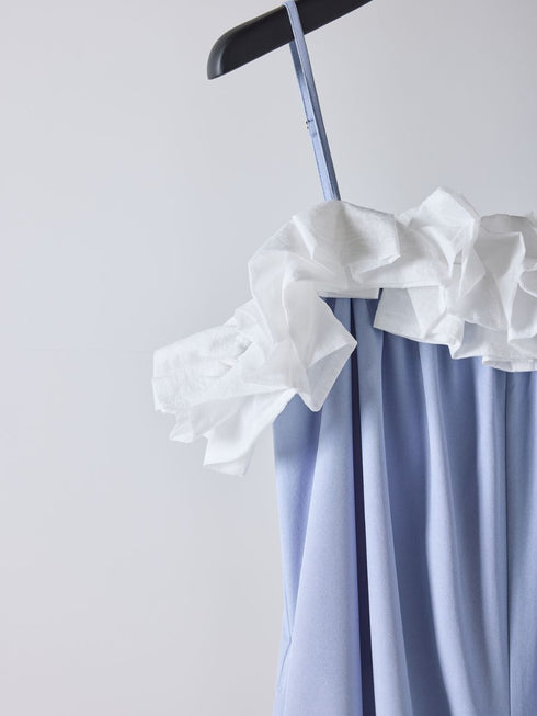 【 予約:2月中旬 】バブルフリルサロペット /M261-33007