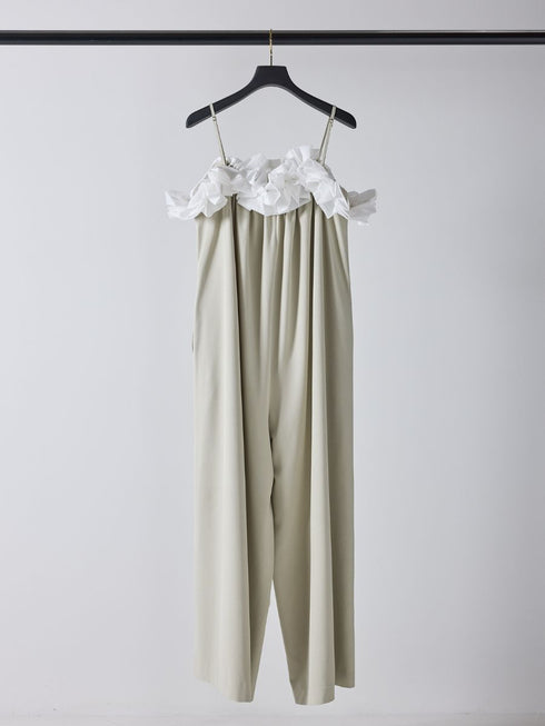 【 予約:2月中旬 】バブルフリルサロペット /M261-33007