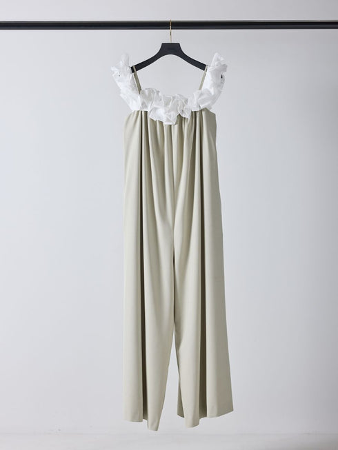 【 予約:2月中旬 】バブルフリルサロペット /M261-33007