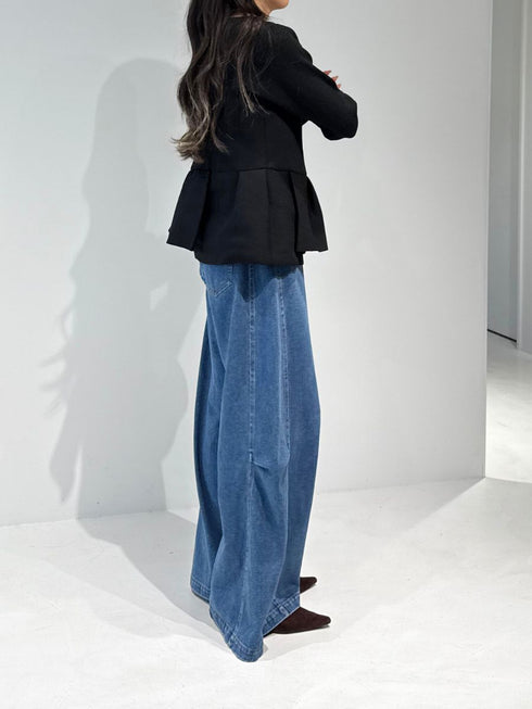 【 予約:2月中旬 】スーパーワイドデニム /M261-33017