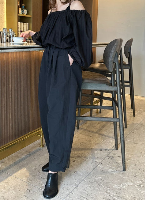 【 予約:2月中旬 】オフショルコンビネゾン /M261-33014