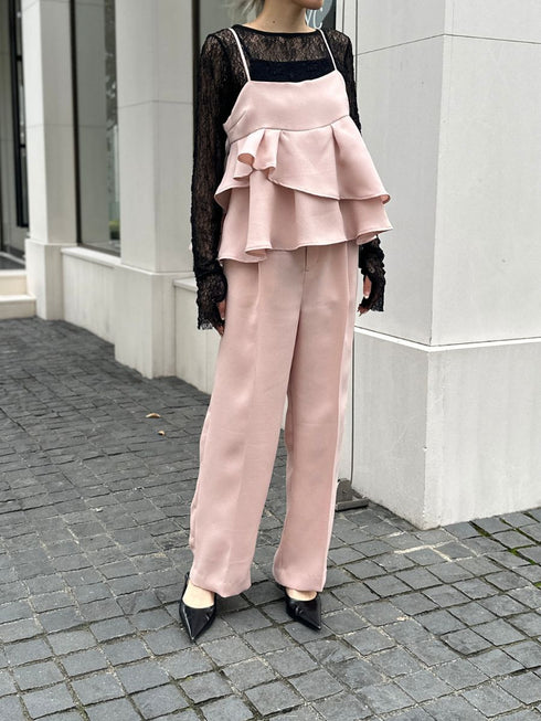 【 予約:2月中旬 】リネンライクストレートPT /M261-33016