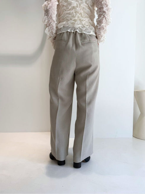 【 予約:2月中旬 】リネンライクストレートPT /M261-33016