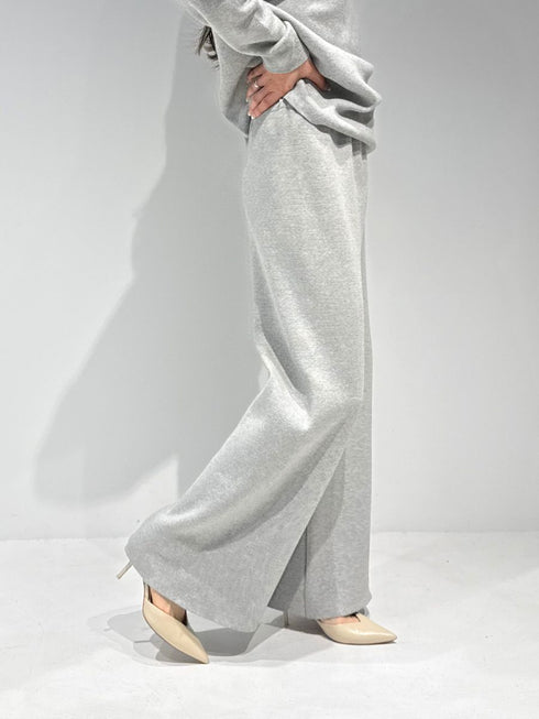 【 予約:2月中旬 】スウェットライクニットPT /M261-33026