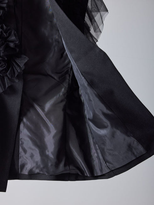 【 予約:2月中旬 】チュールフリルベスト /M261-43001