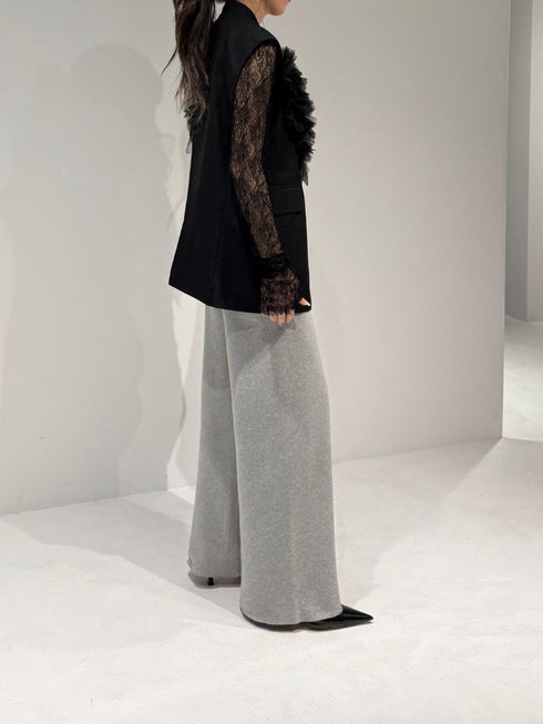 【 予約:2月中旬 】チュールフリルベスト /M261-43001